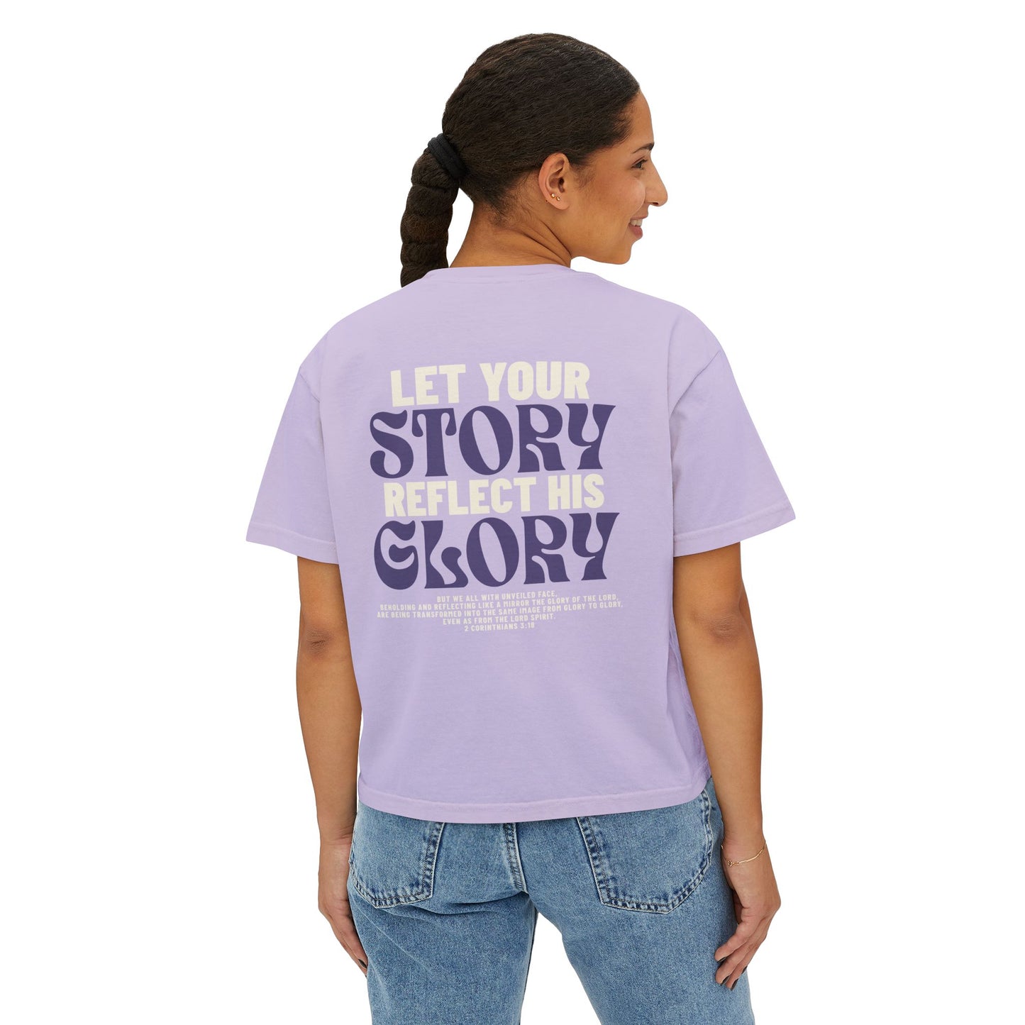 "GLORY" WOMENS PREMIUM BOXY TEE