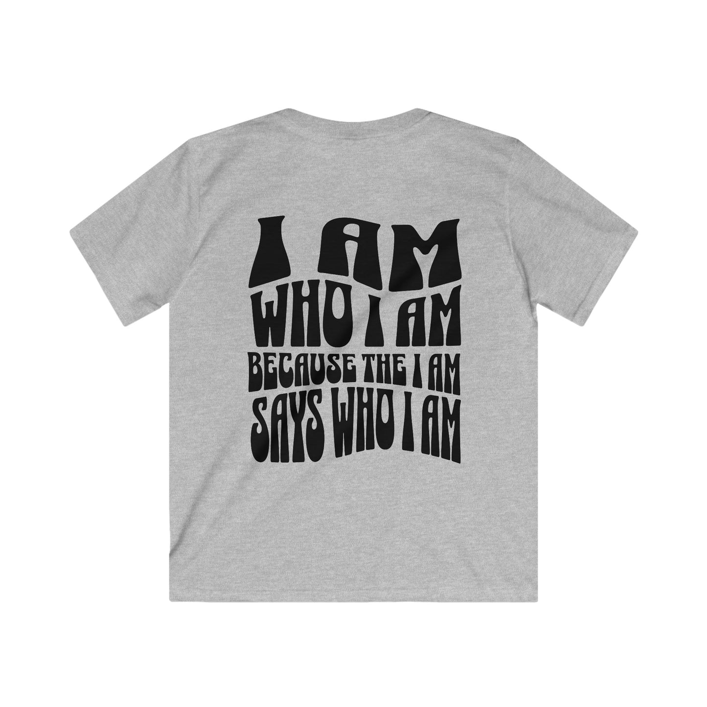 "I Am Who I Am" Kids Softstyle Tee