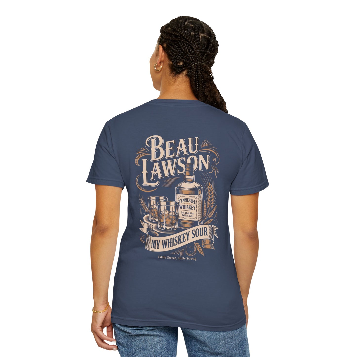 Beau Lawson "My Whiskey Sour" Western Unisex Garment-Dyed T-shirt