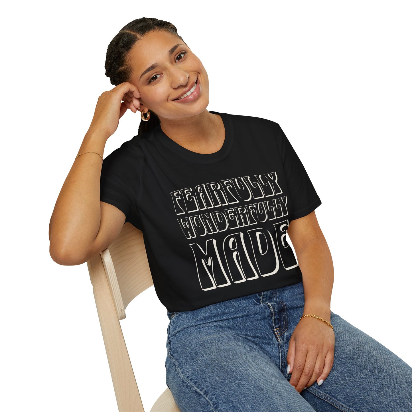 "Fearfully Wonderfully Made" Unisex Softstyle Tee