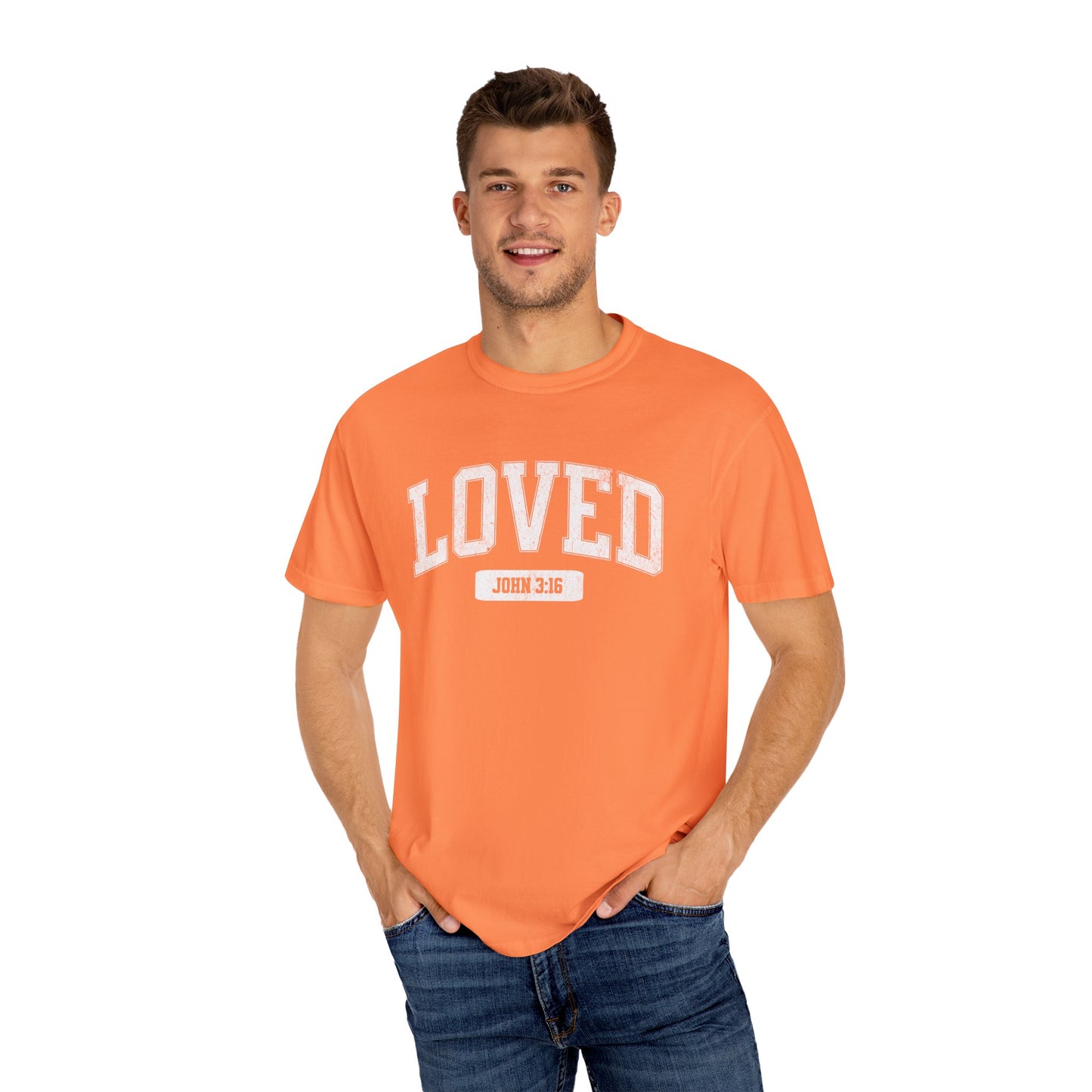 VARSITY "LOVED" UNISEX PREMIUM TEE