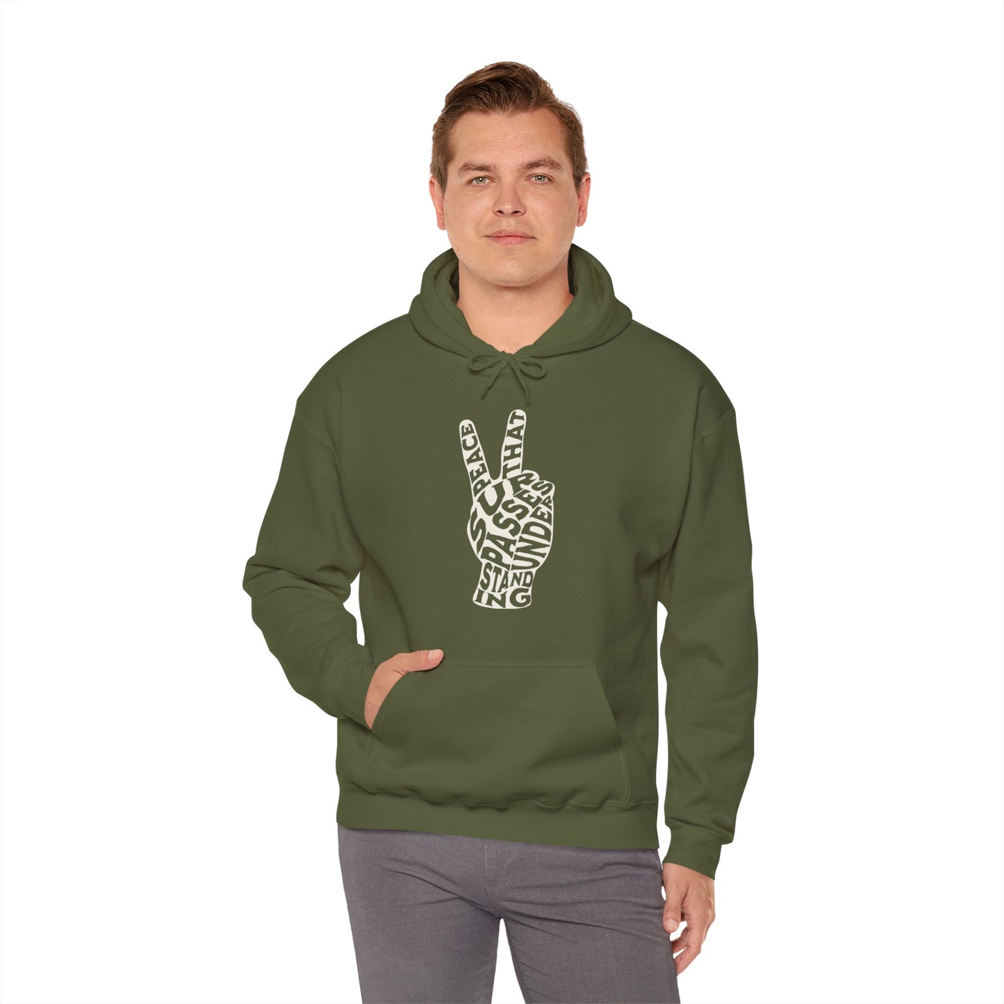 "Peace" Adult Unisex Hoodie