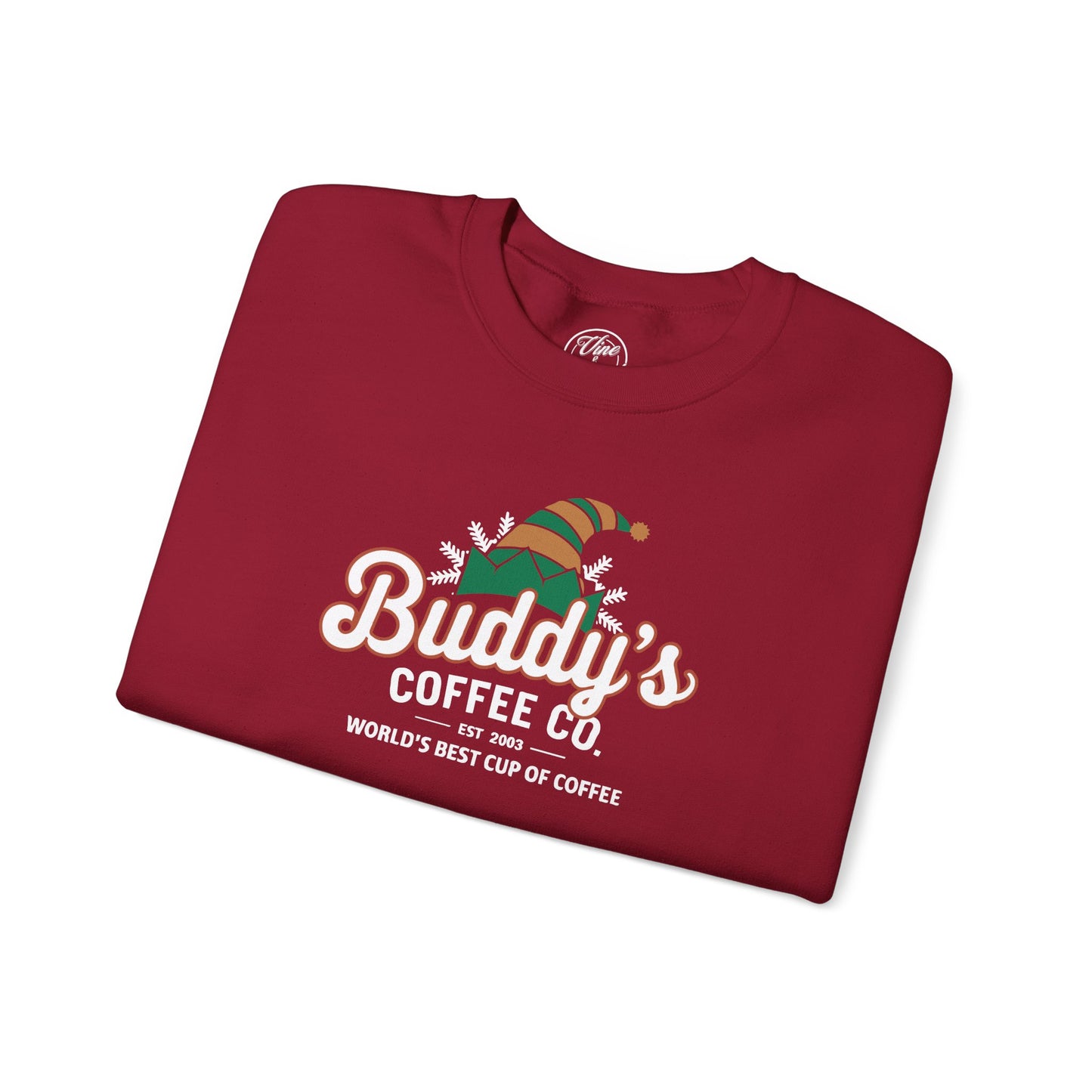 "Buddy's Coffee Co." Christmas Crewneck Sweatshirt