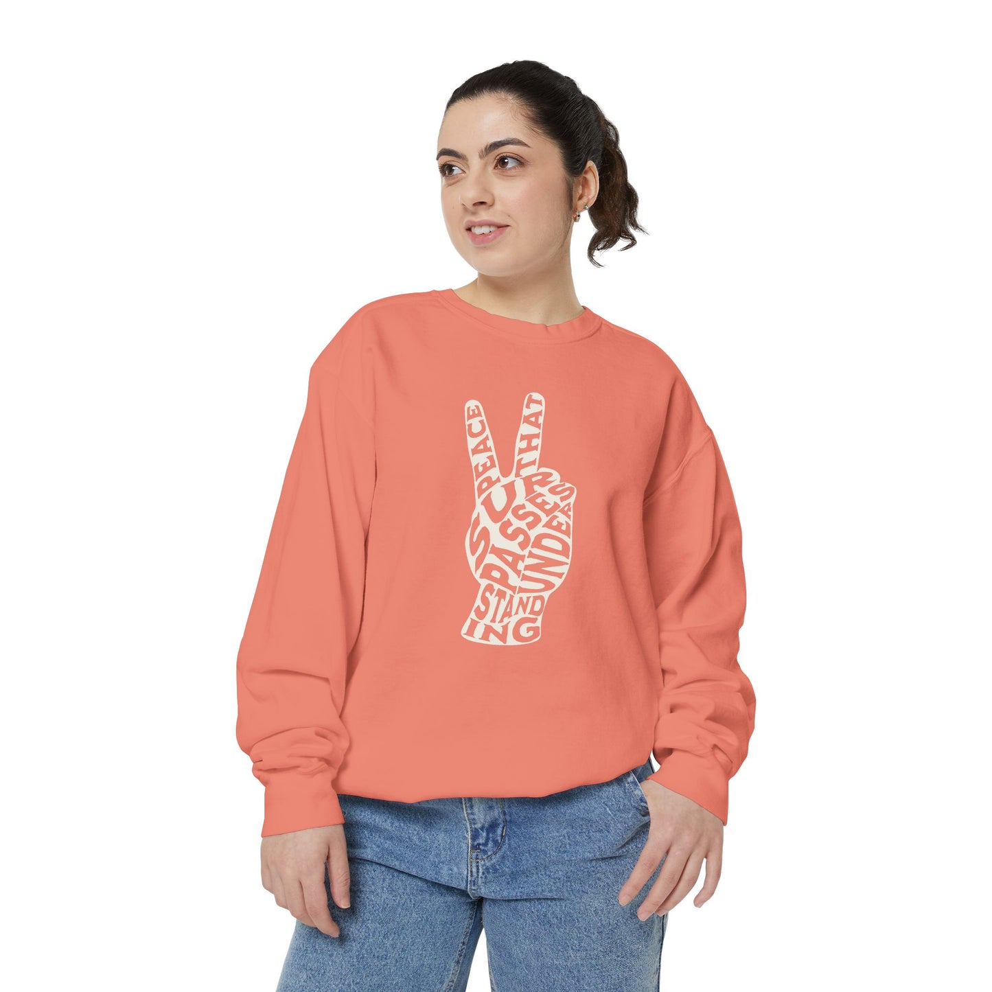 "PEACE" UNISEX PREMIUM SWEATSHIRT