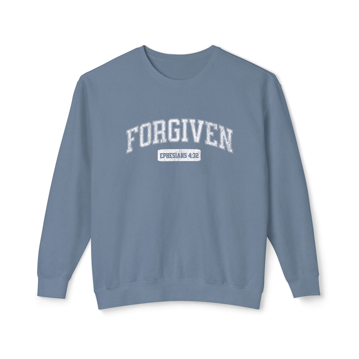 "FORGIVEN" VARSITY UNISEX PREMIUM SWEATSHIRT