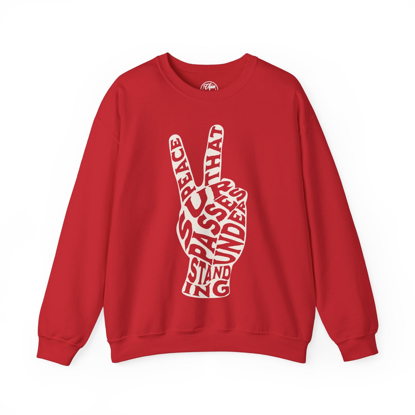 "Peace" Adult Crewneck Sweatshirt