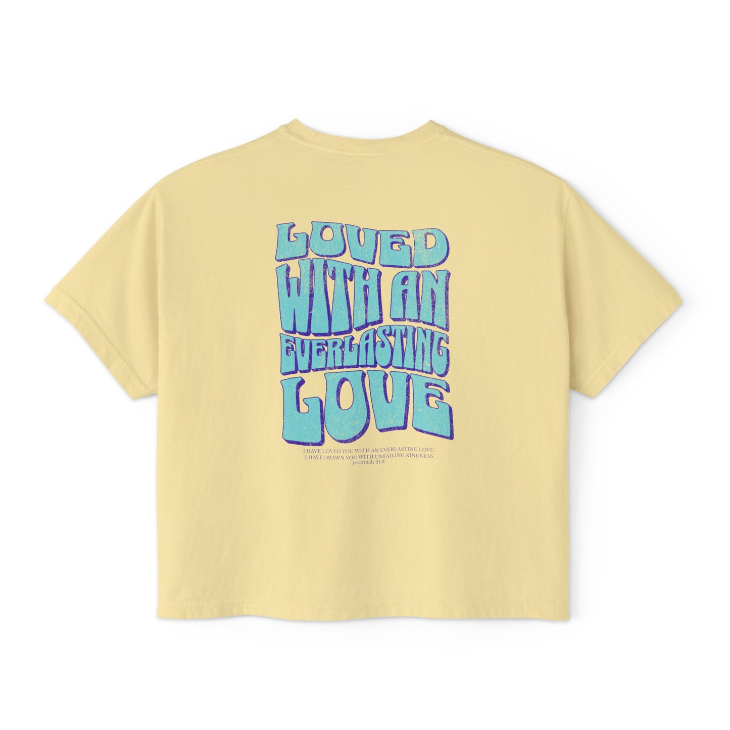 "Everlasting Love" Groovy Women's Boxy Tee