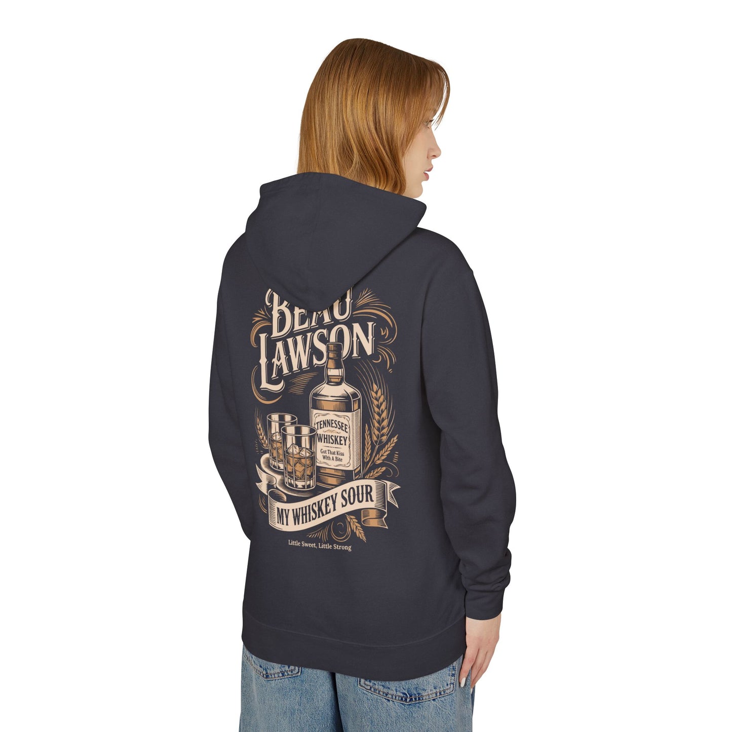 Beau Lawson "My Whiskey Sour" Western Unisex Lightweight Hooded Sweatshirt