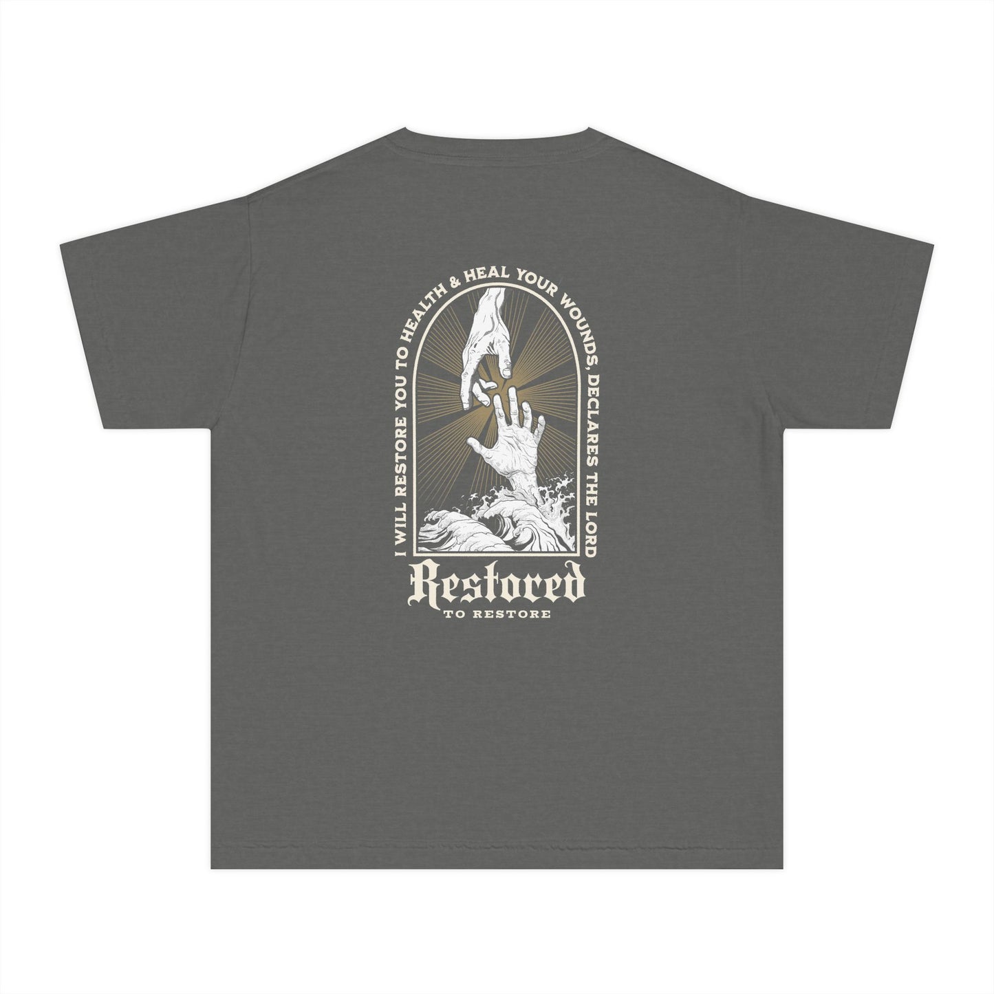 "RESTORED TO RESTORE" KIDS PREMIUM TEE