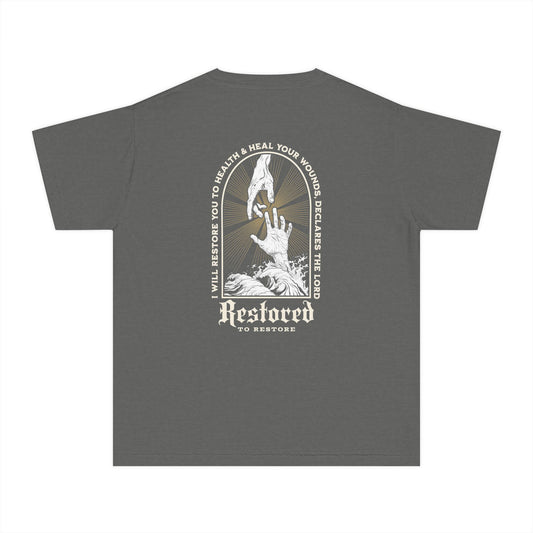 "RESTORED TO RESTORE" KIDS PREMIUM TEE