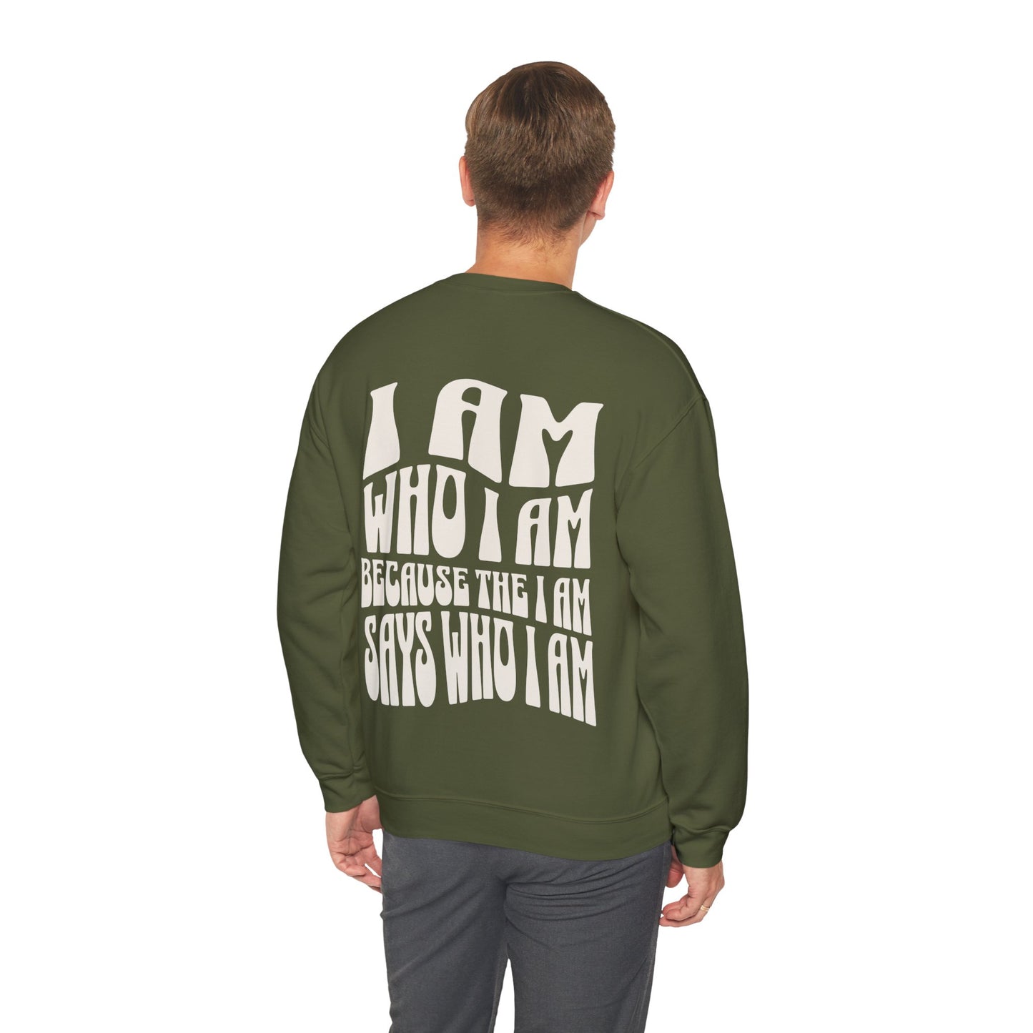 "I Am Who I Am" Adult Crewneck Sweatshirt