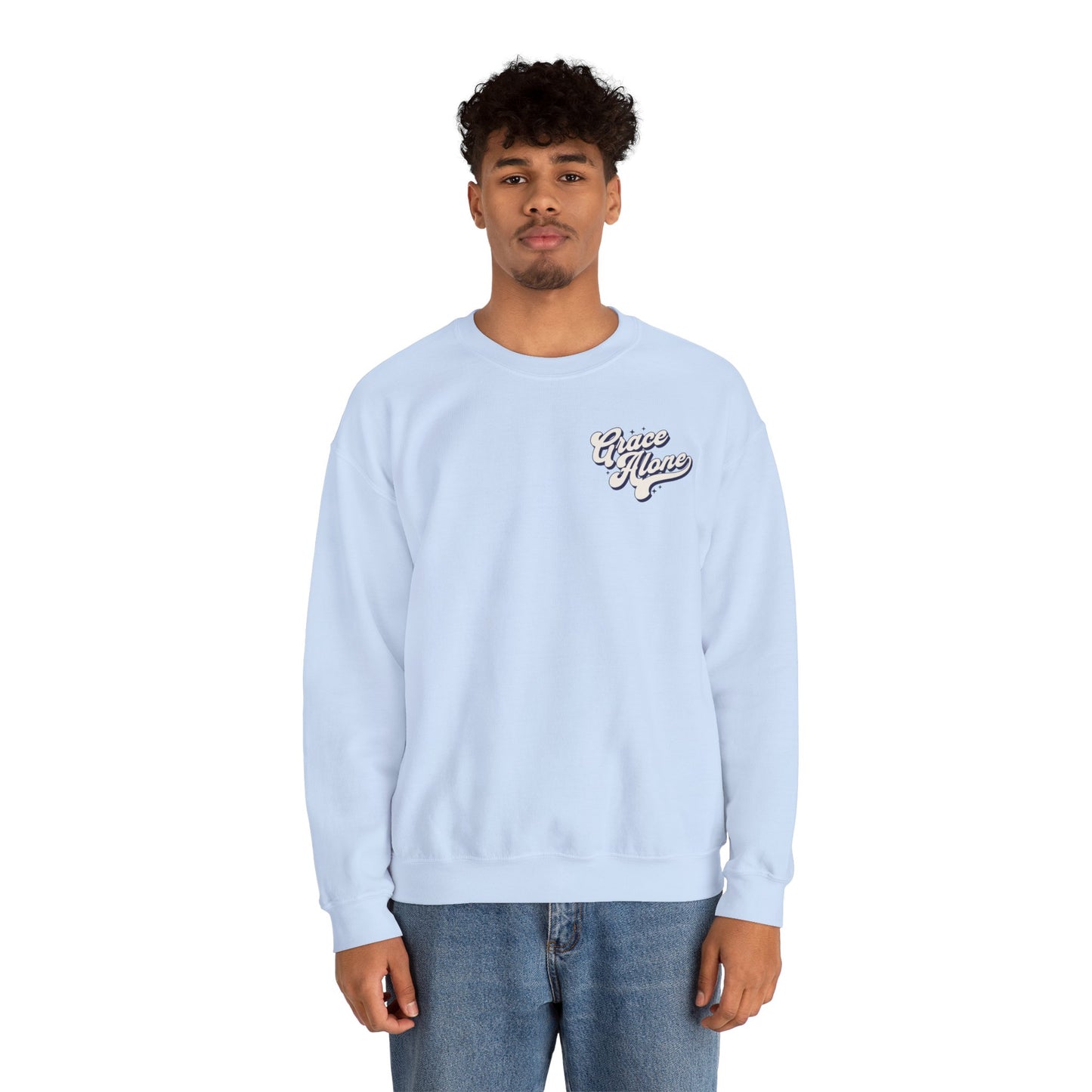 "Grace Alone" Adult Crewneck Sweatshirt