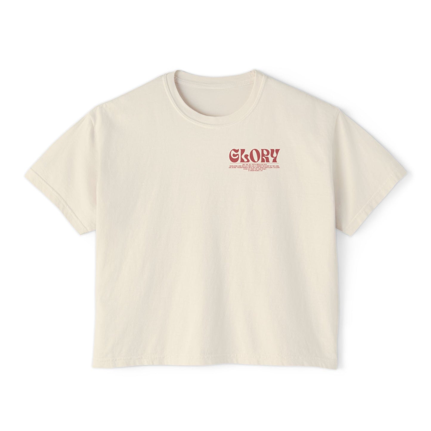 "GLORY" WOMENS PREMIUM BOXY TEE