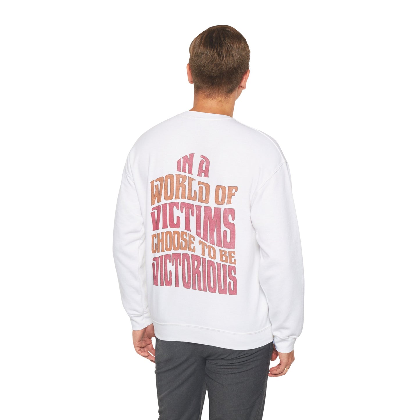 "Choose To Be Victorious" Adult Crewneck Sweatshirt