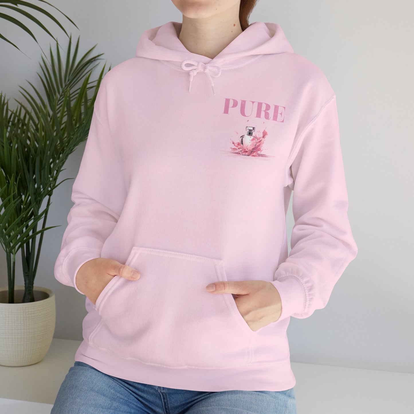 "Pure Worship" Pink Adult Unisex Hoodie