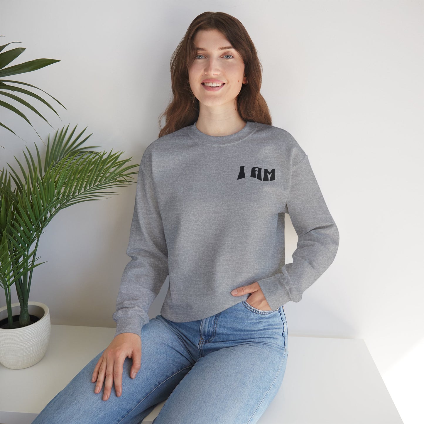 "I Am Who I Am" Adult Crewneck Sweatshirt