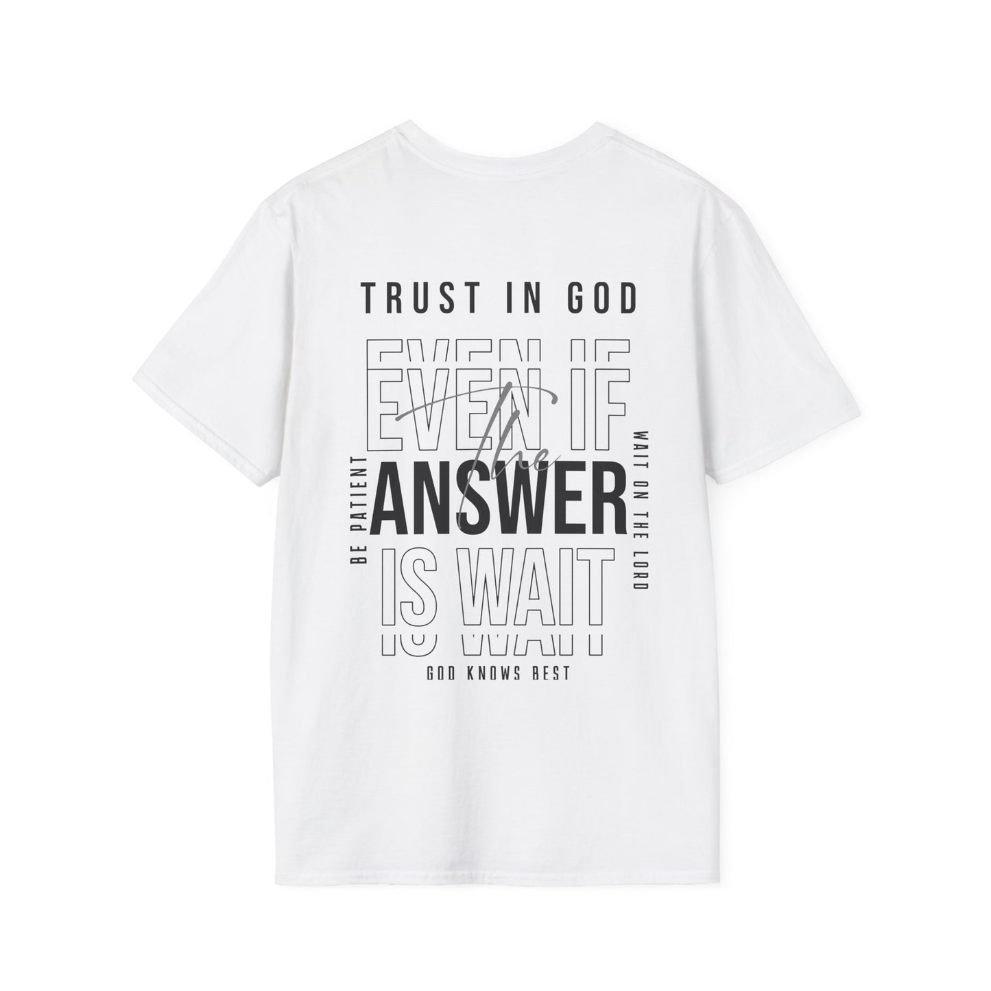 "Trust In God" Unisex Softstyle Tee