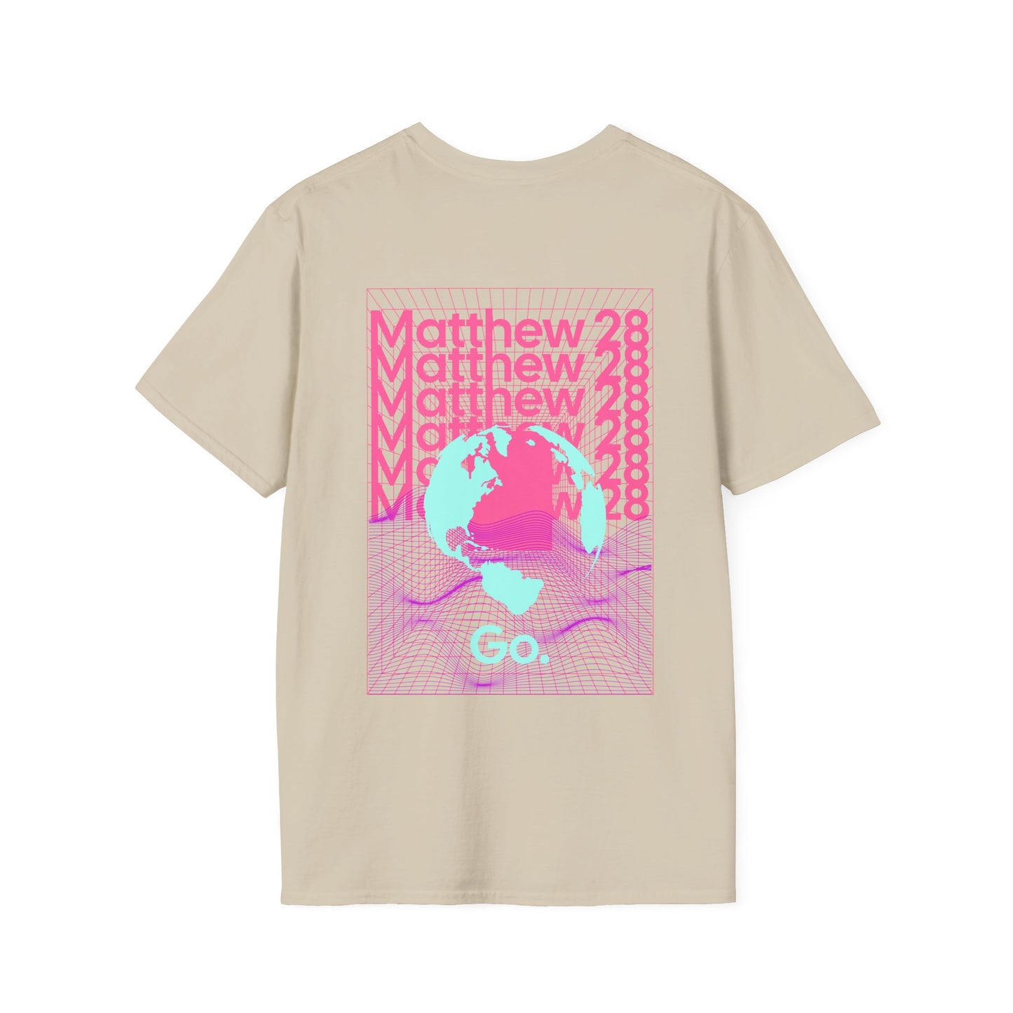 "Go. Matthew 28" Unisex Softstyle Tee