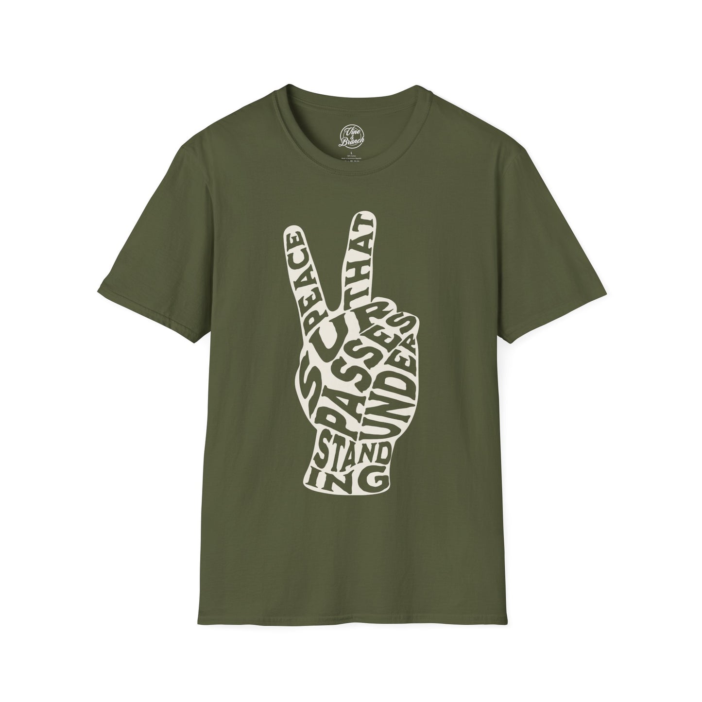 "Peace" Unisex Softstyle Tee