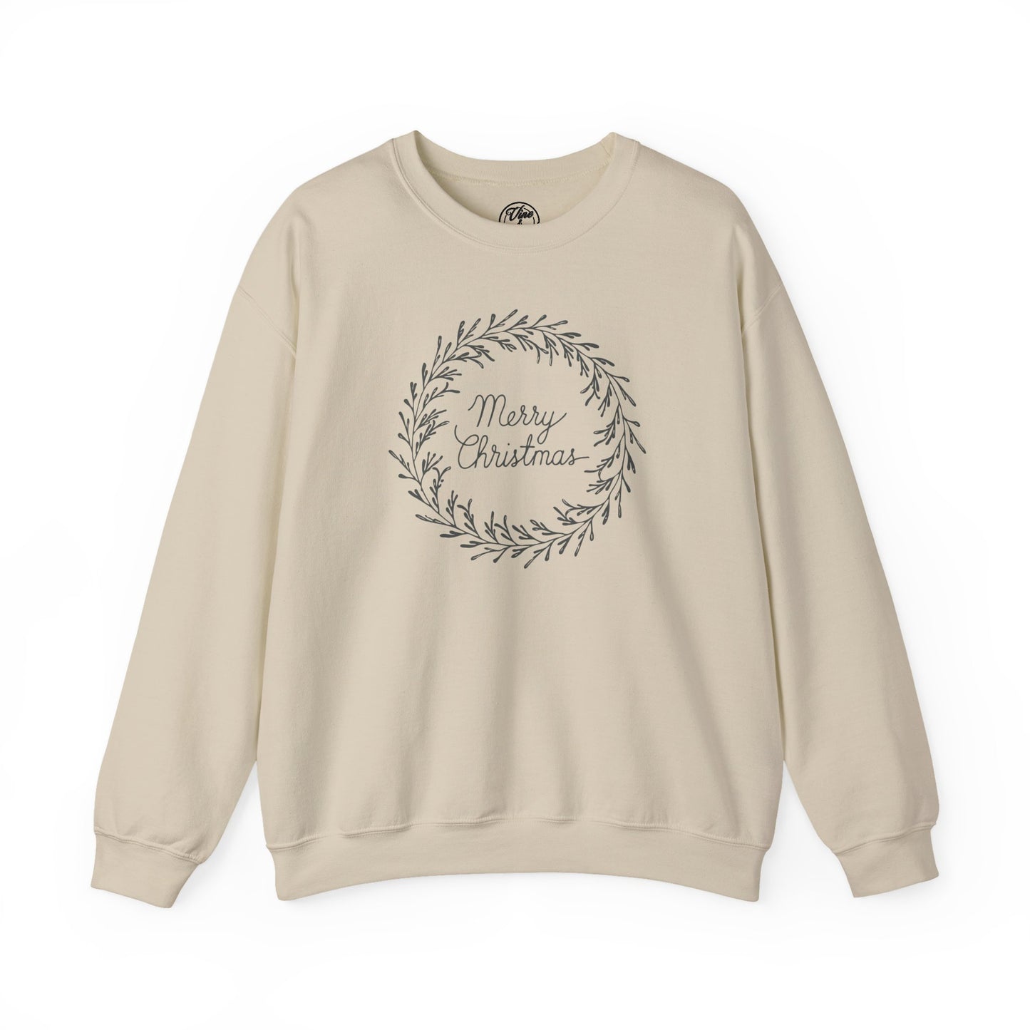 CHRISTMAS "WREATH" UNISEX CREWNECK SWEATSHIRT