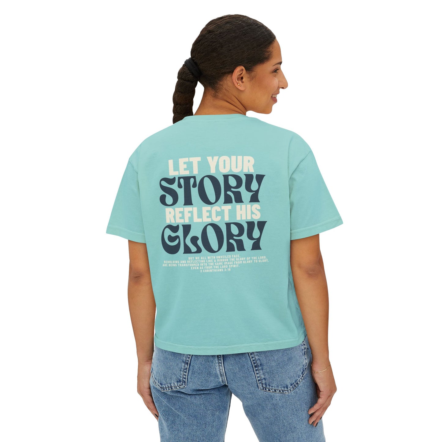 "GLORY" WOMENS PREMIUM BOXY TEE
