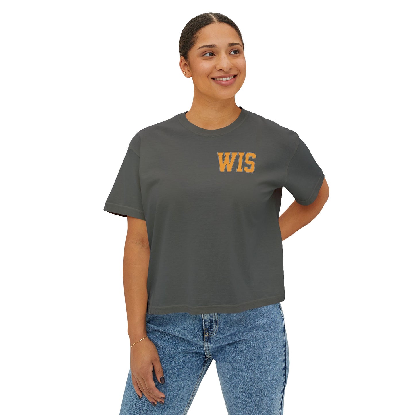 WIS "POLAR POSITIVE" PREMIUM WOMEN'S BOXY TEE
