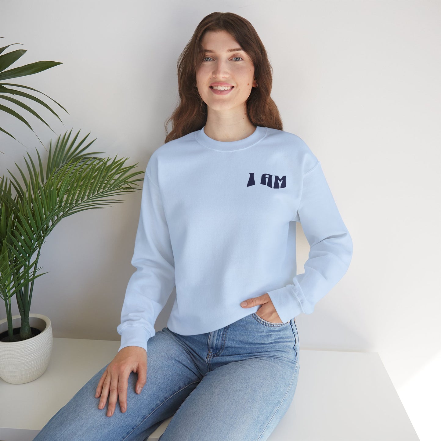 "I Am Who I Am" Adult Crewneck Sweatshirt