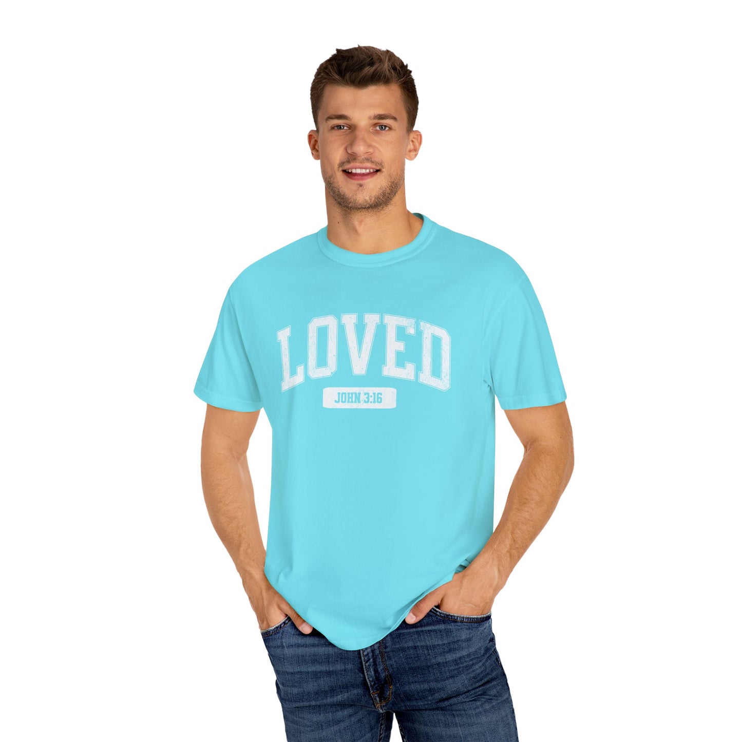 VARSITY "LOVED" UNISEX PREMIUM TEE
