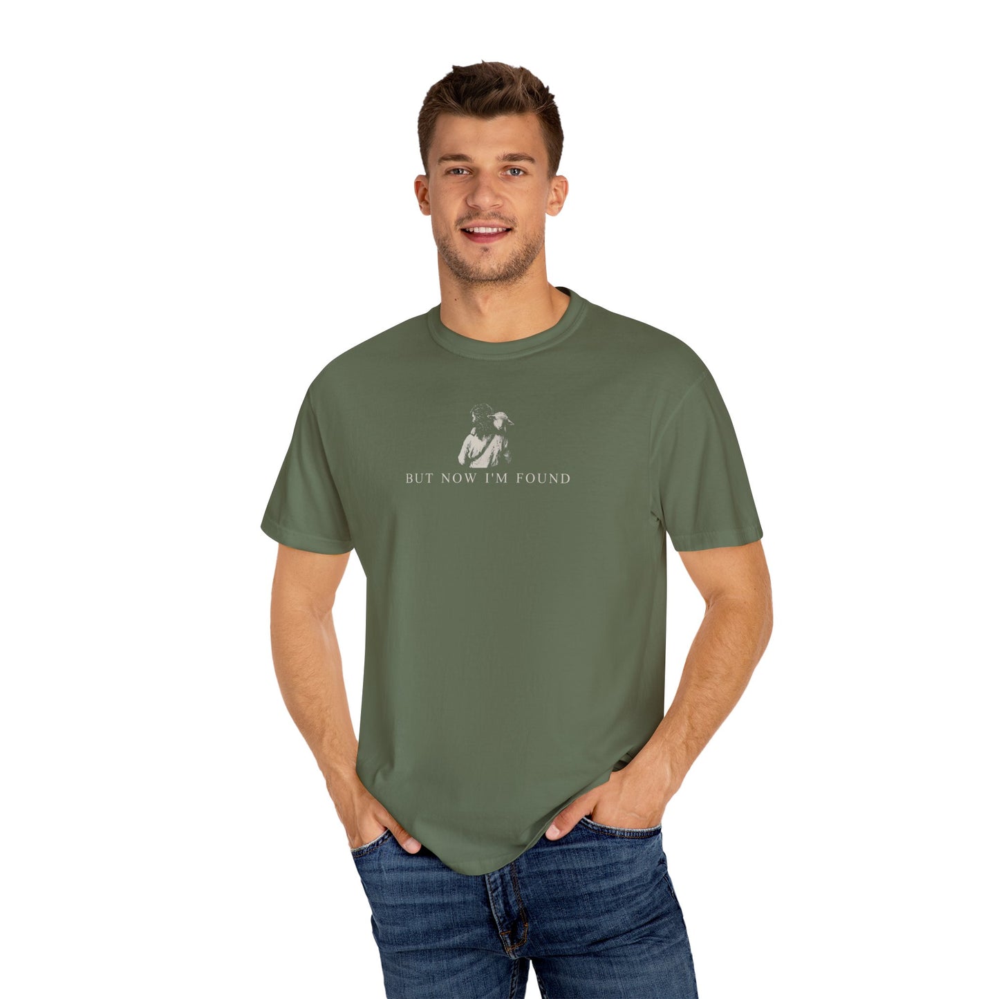 "But Now I'm Found" Adult Comfort Colors Tee