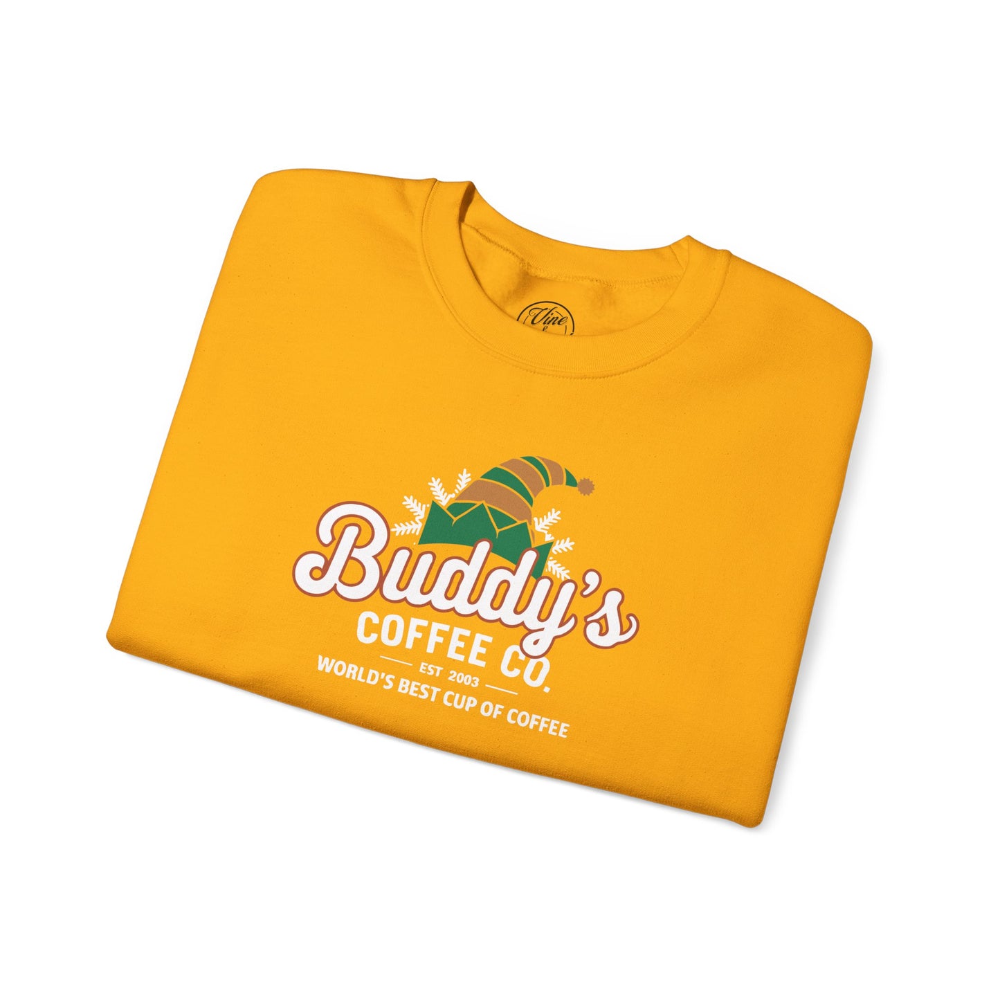 "Buddy's Coffee Co." Christmas Crewneck Sweatshirt