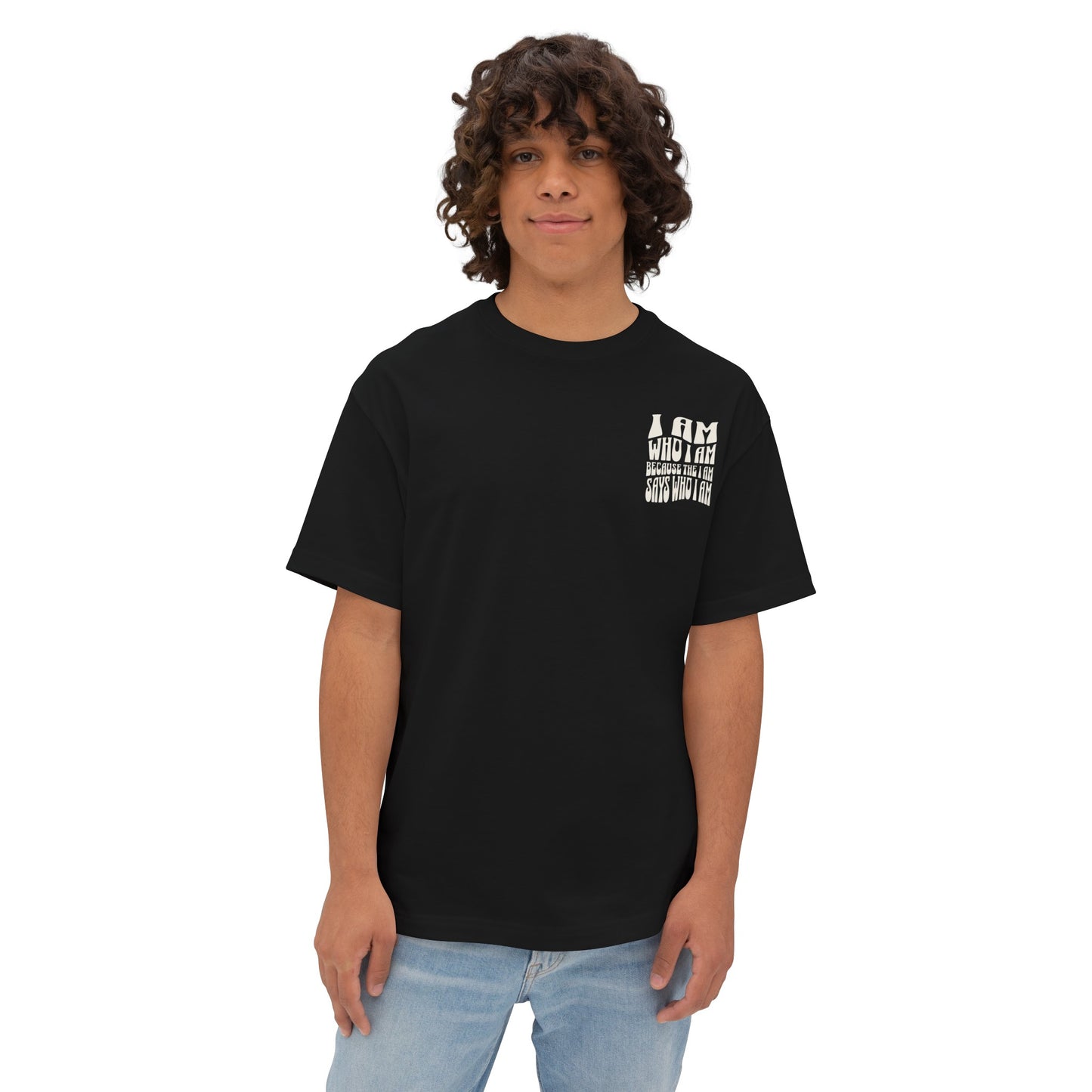 "I Am Who I AM" Adult Unisex Oversized Boxy Tee