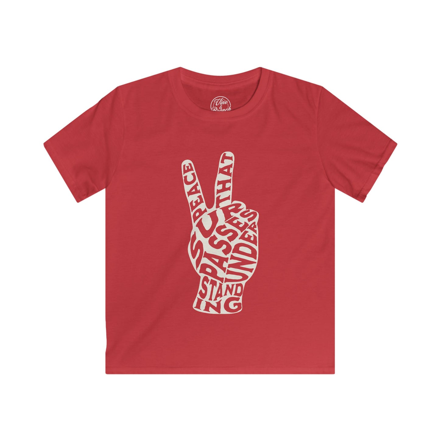 "PEACE" KIDS SOFTSTYLE TEE