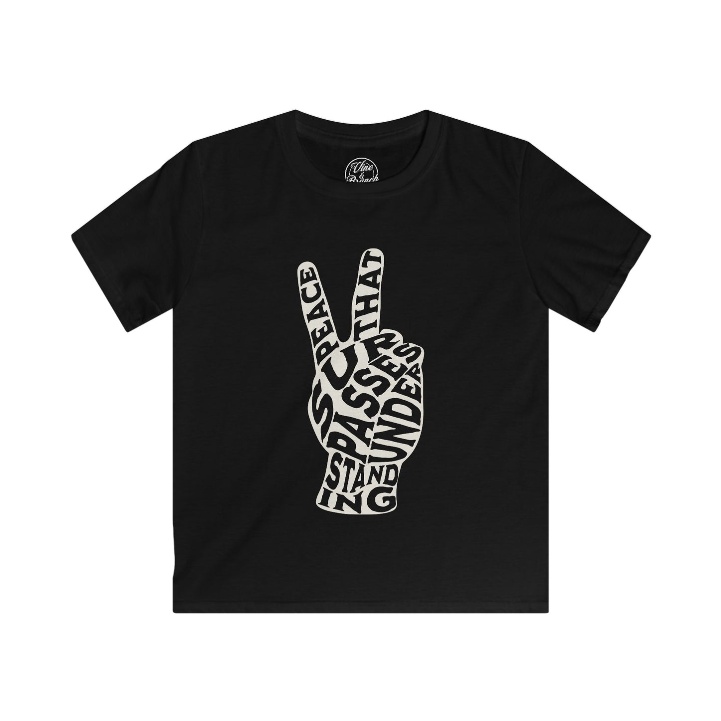 "PEACE" KIDS SOFTSTYLE TEE