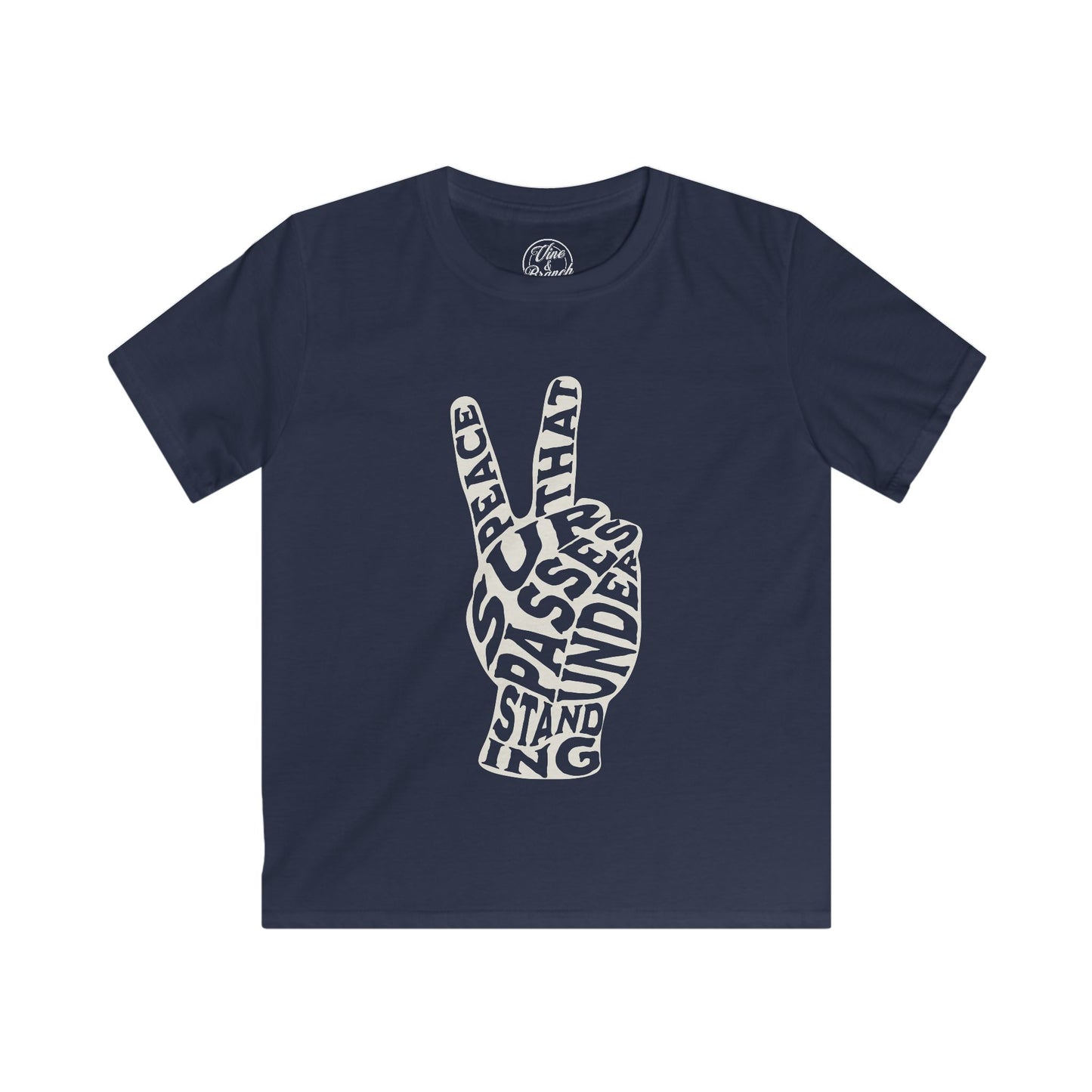 "PEACE" KIDS SOFTSTYLE TEE