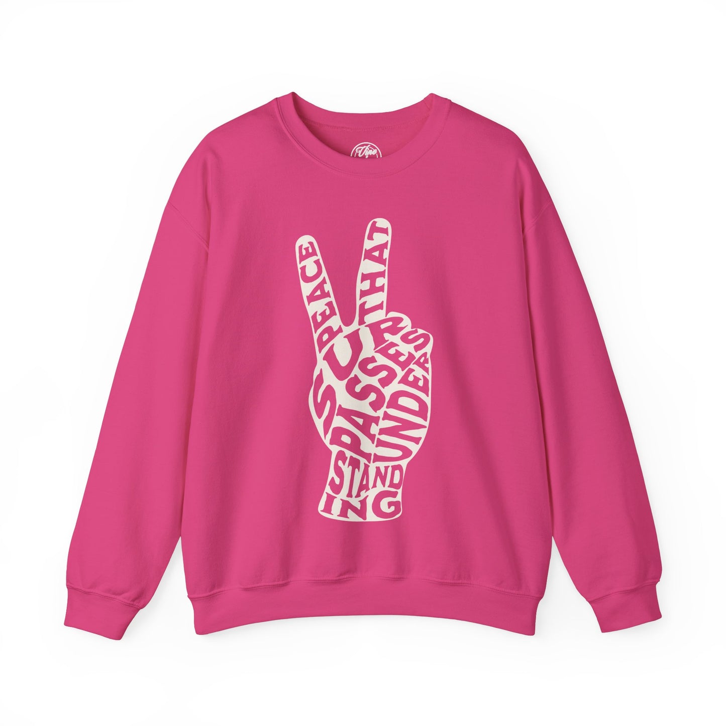 "Peace" Adult Crewneck Sweatshirt