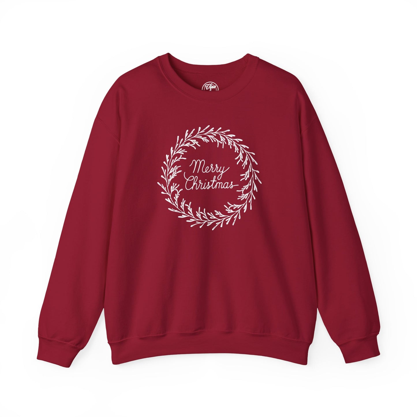 CHRISTMAS "WREATH" UNISEX CREWNECK SWEATSHIRT