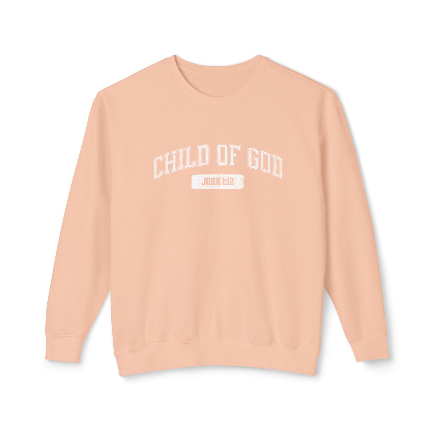 "CHILD OF GOD" VARSITY UNISEX PREMIUM SWEATSHIRT