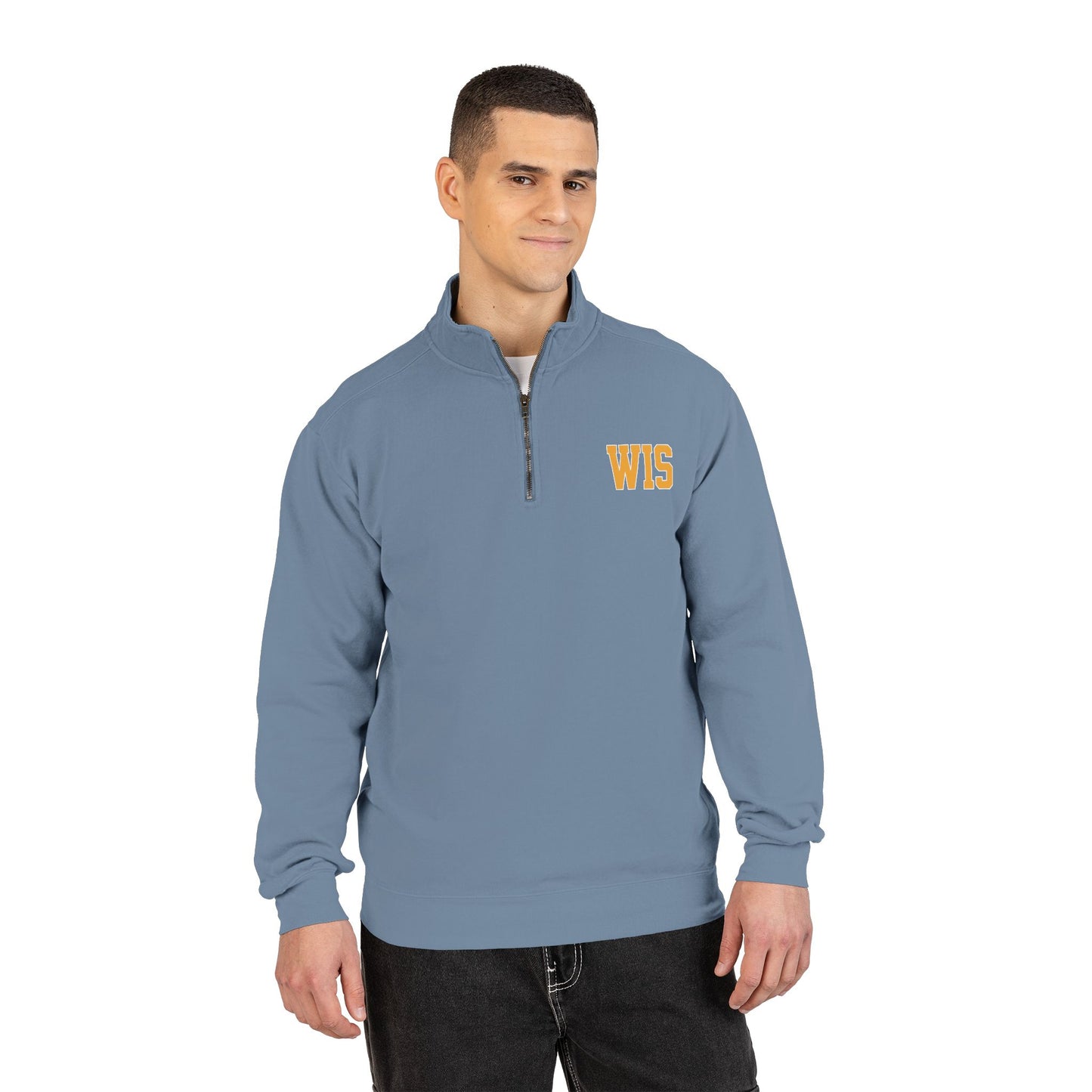 WIS "FACULTY MEETING" UNISEX PREMIUM QUARTER-ZIP SWEATSHIRT
