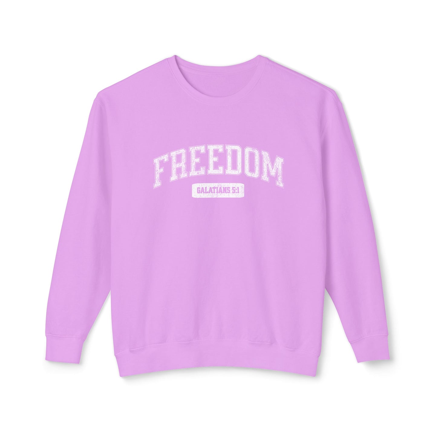 "FREEDOM" VARSITY UNISEX PREMIUM SWEATSHIRT