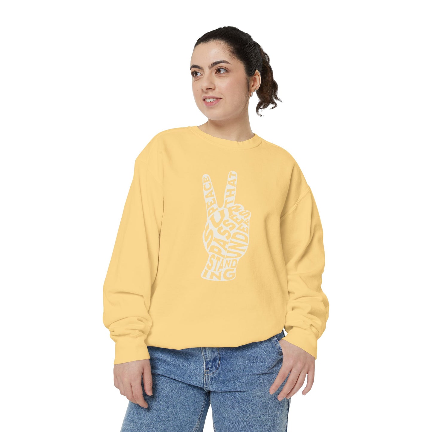 "PEACE" UNISEX PREMIUM SWEATSHIRT