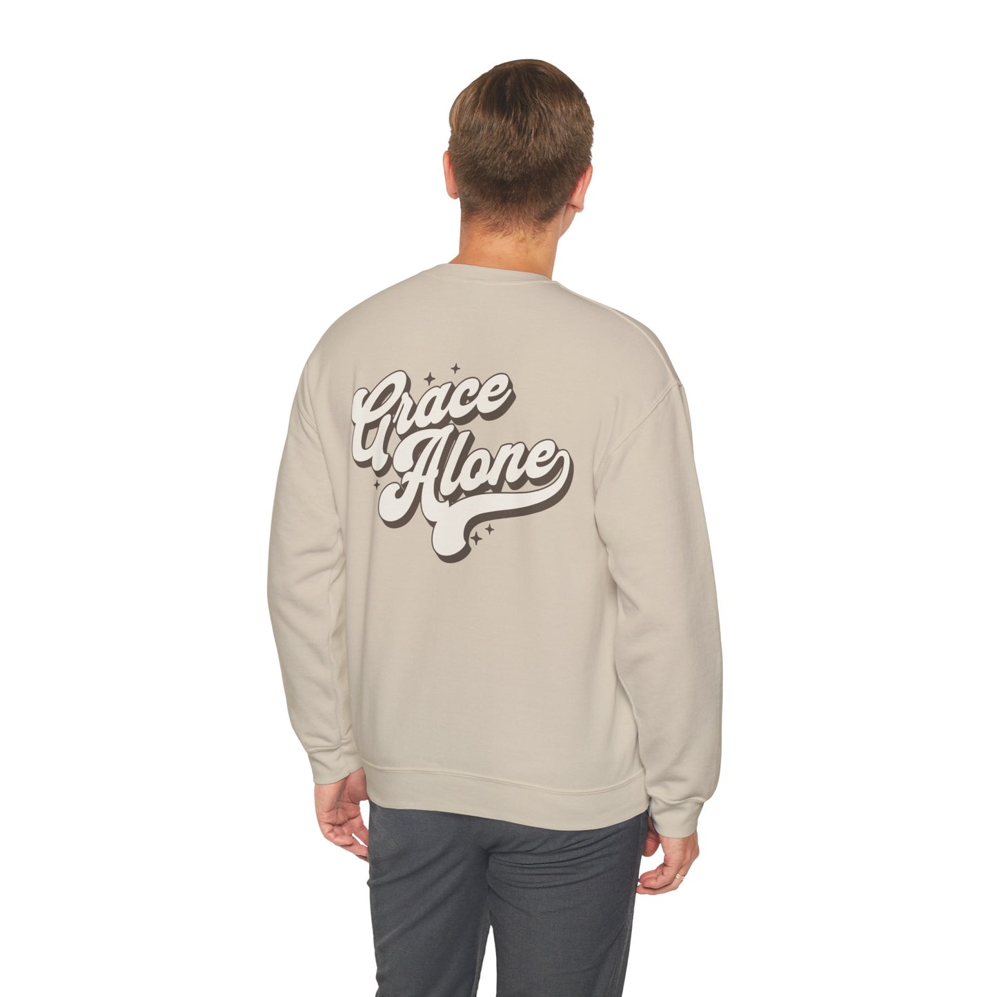 "Grace Alone" Adult Crewneck Sweatshirt