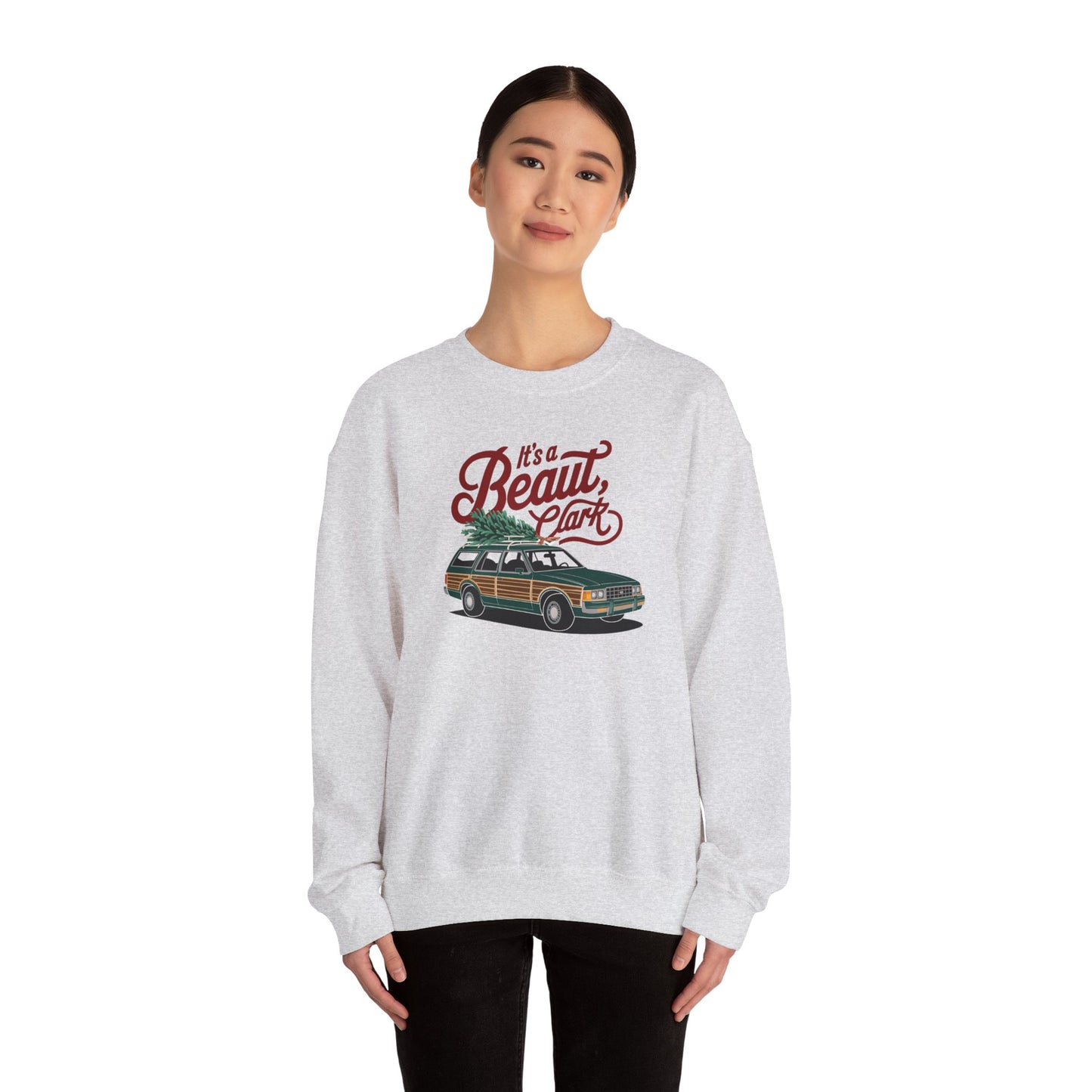 "It's A Beaut, Clark" Christmas Crewneck Sweatshirt