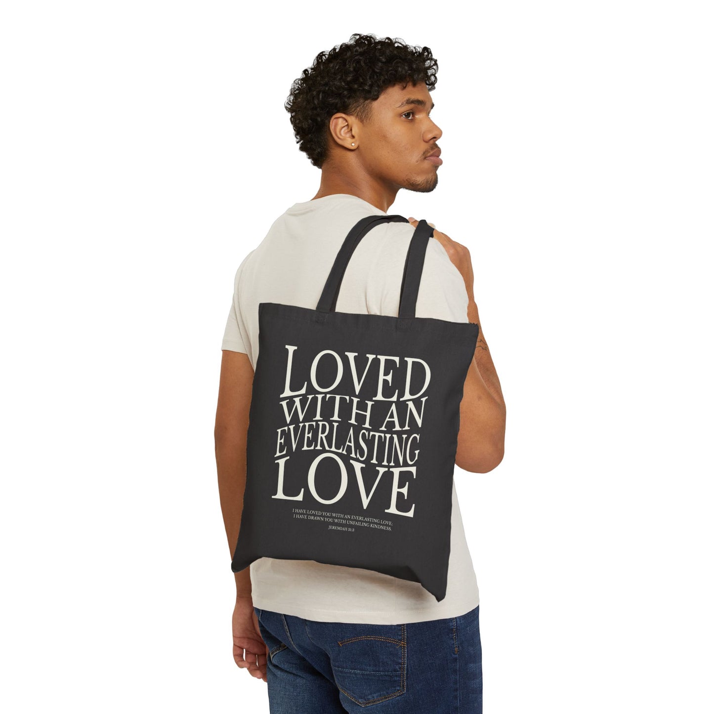 "EVERLASTING LOVE" CANVAS TOTE BAG