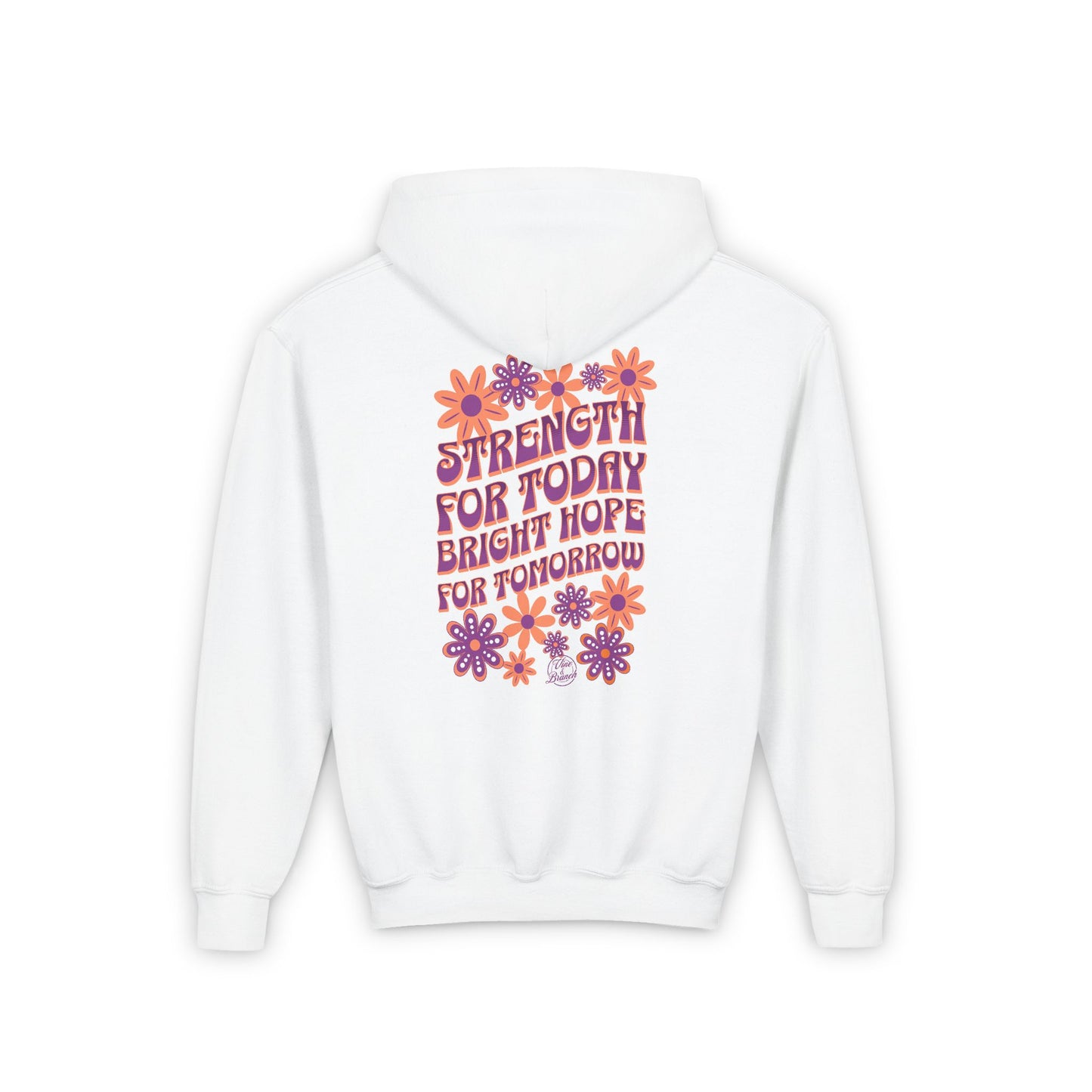 "Strength & Bright Hope" Kids Heavy Weight Hoodie