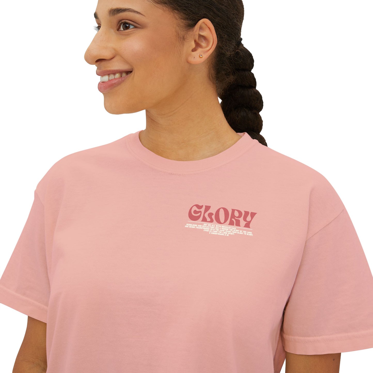 "GLORY" WOMENS PREMIUM BOXY TEE