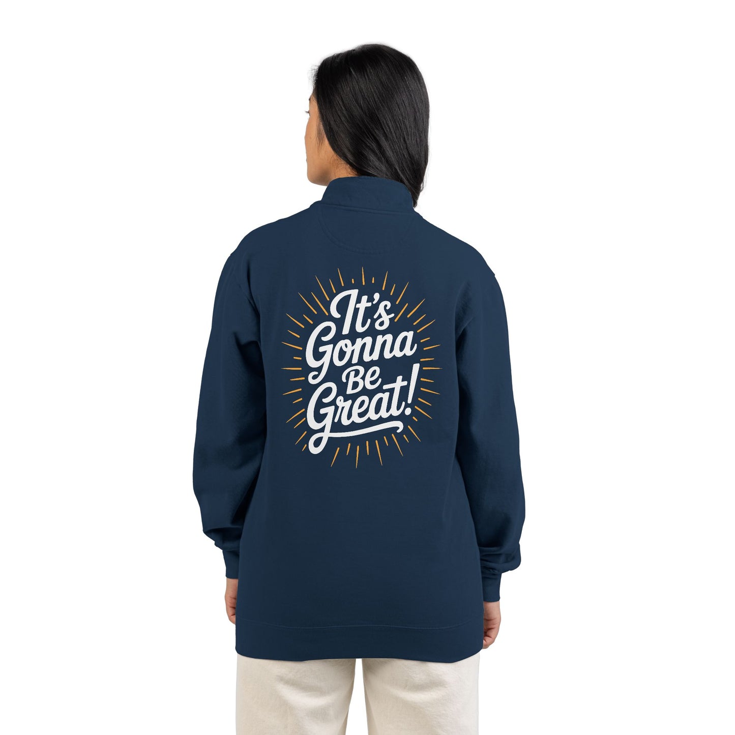 WIS "IT'S GONNA BE GREAT!" UNISEX PREMIUM QUARTER-ZIP SWEATSHIRT