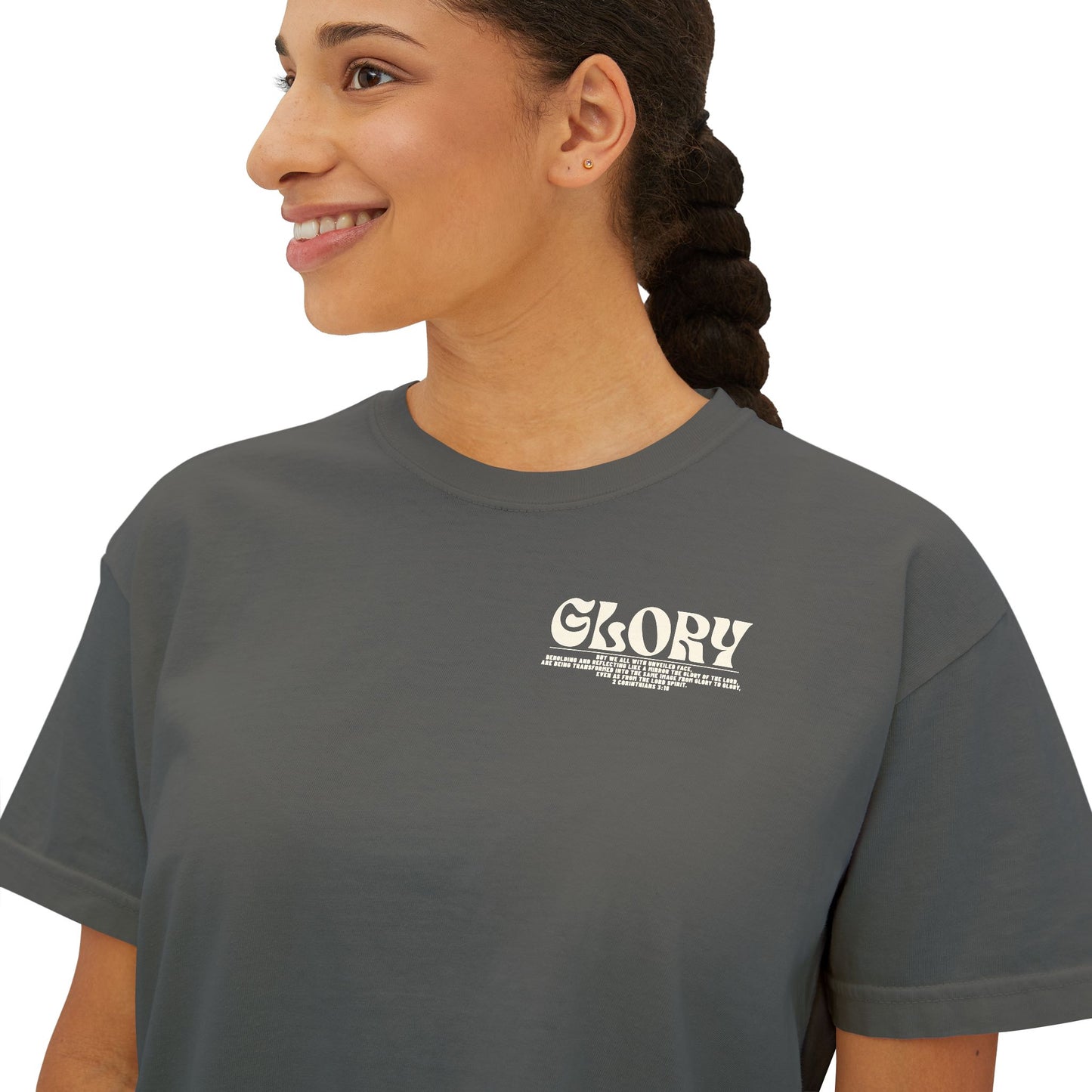 "GLORY" WOMENS PREMIUM BOXY TEE