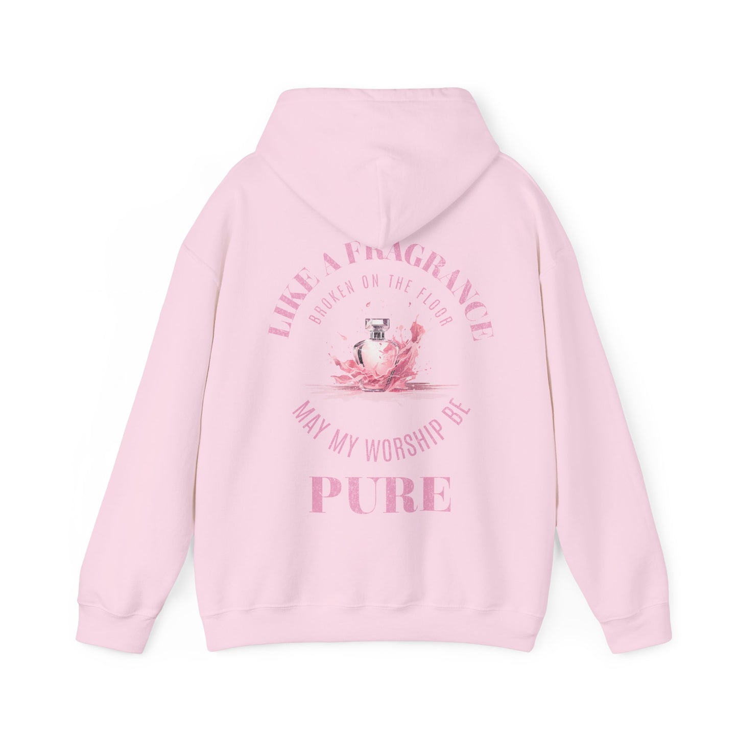 "Pure Worship" Pink Adult Unisex Hoodie