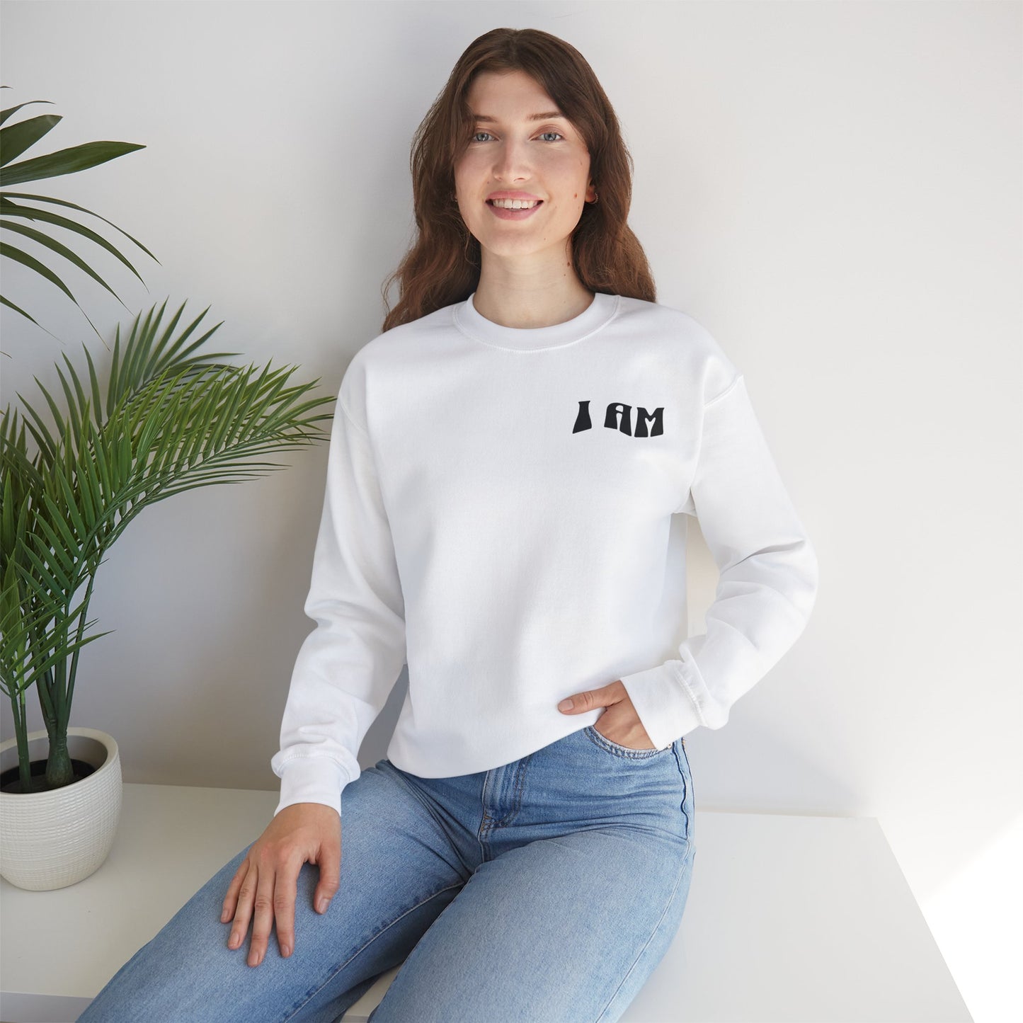 "I Am Who I Am" Adult Crewneck Sweatshirt