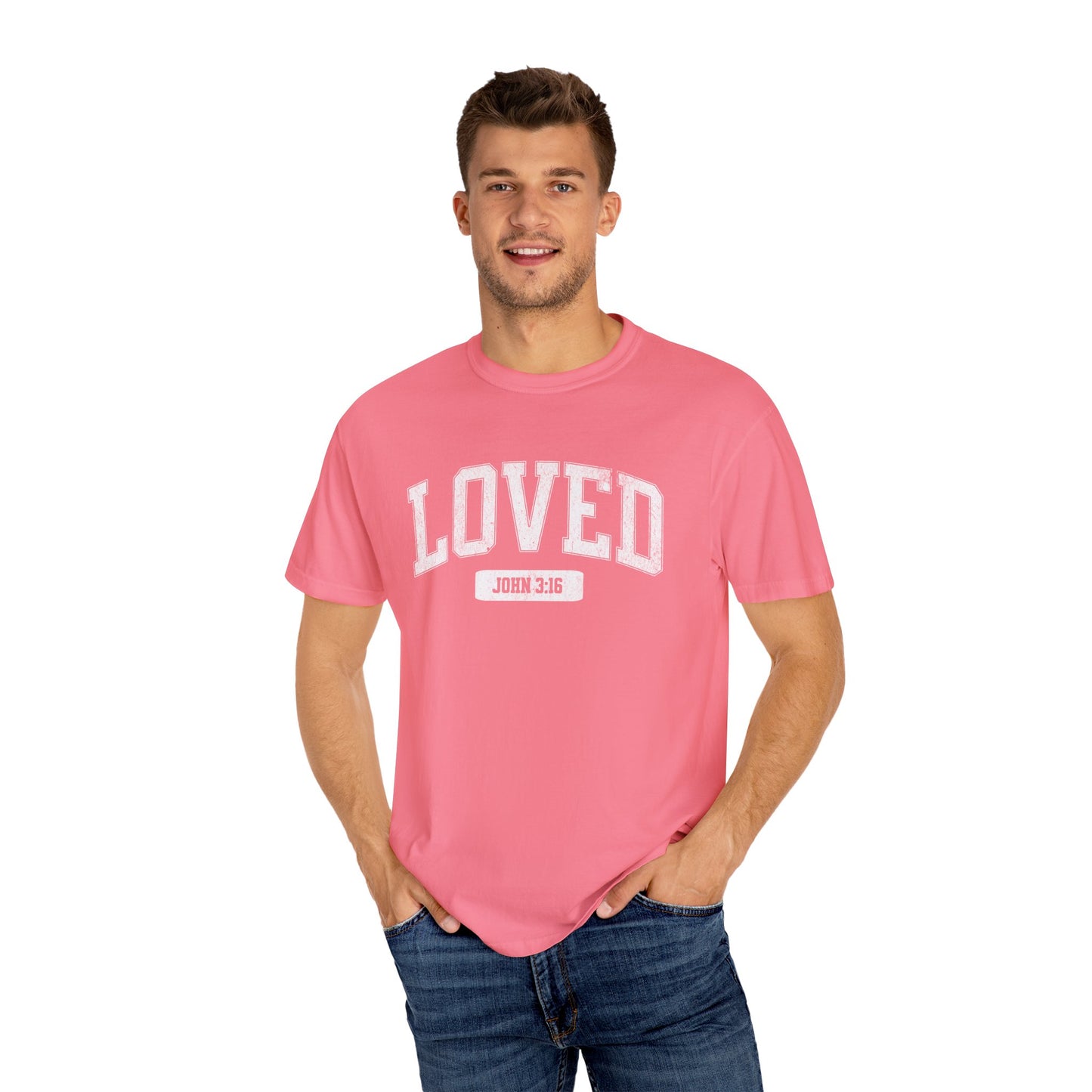VARSITY "LOVED" UNISEX PREMIUM TEE